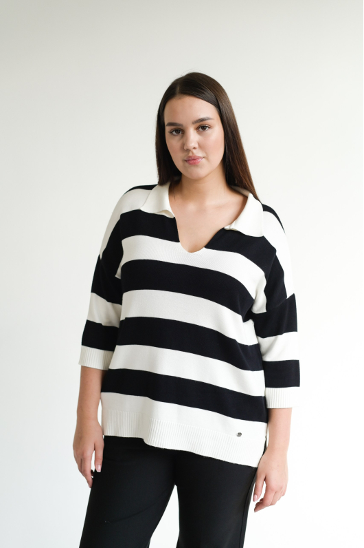 Джемпер в полоску